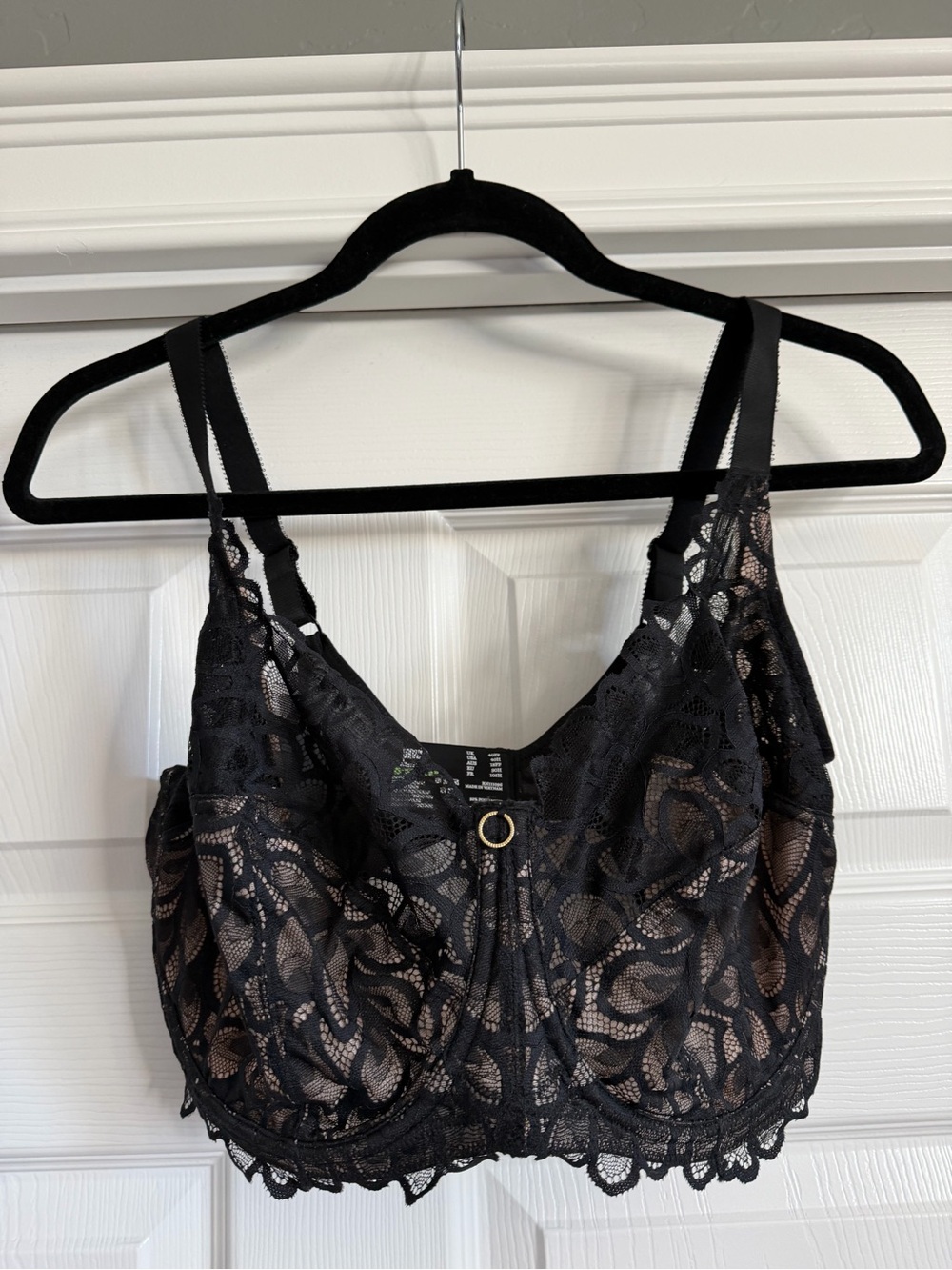 Panache Black Lace Bra- Women Intimates